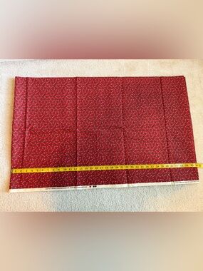 Jo Morton Andover Fabric 4 Yards Red Floral Cotton Quilting Fabric